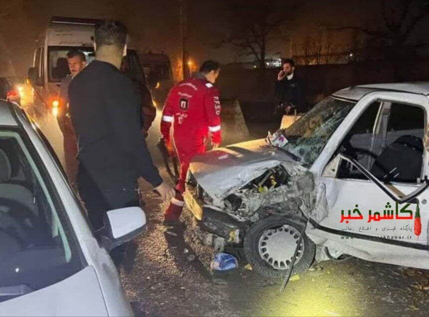 تصادف دو پراید